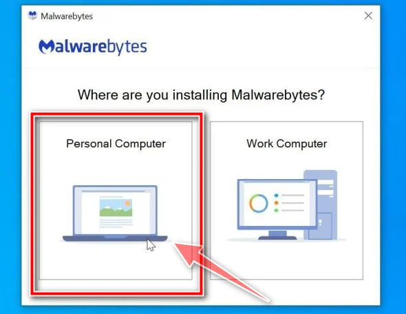 Install Malwarebytes Free Step 1