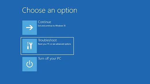 Windows 10 Safe Mode Step 1