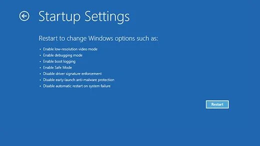 Windows 10 Safe Mode Step 4