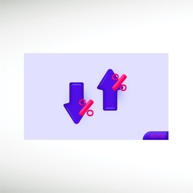 3d-icon-realistic-purple-arrow-percent-thumbnail