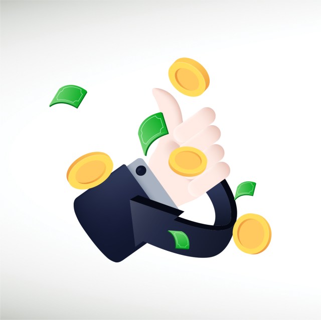 3d-realistic-hand-holding-coin-arrow-cashback-cartoon-thumbnail