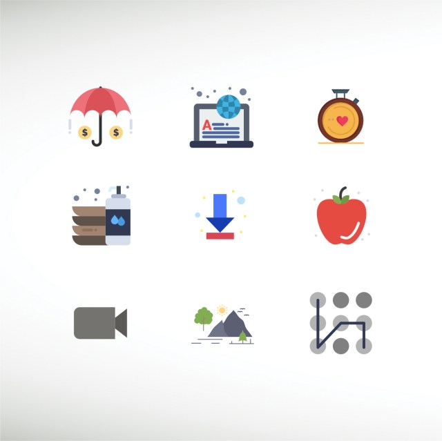 9-creative-icons-modern-signs-n-symbols-of-arrow-wash-love-thumbnail
