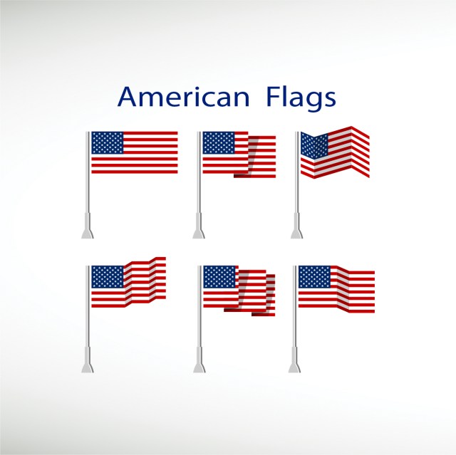 american-flags-flat-set-thumbnail