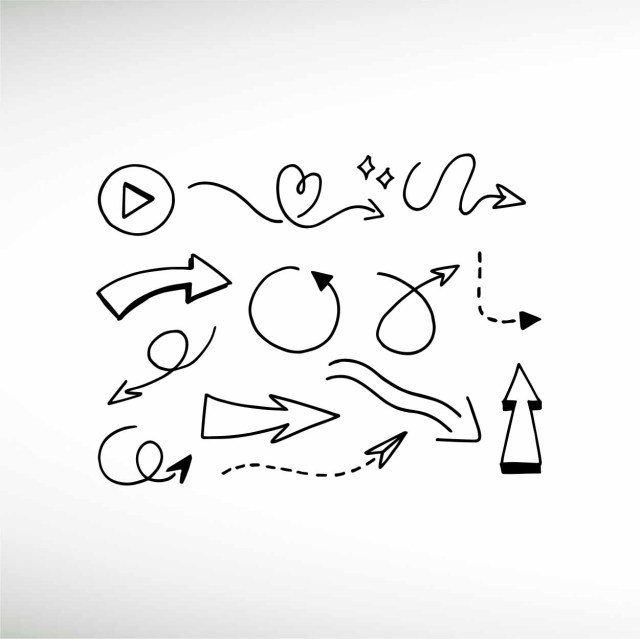 hand-drawn-arrows-icons-with-various-thumbnail