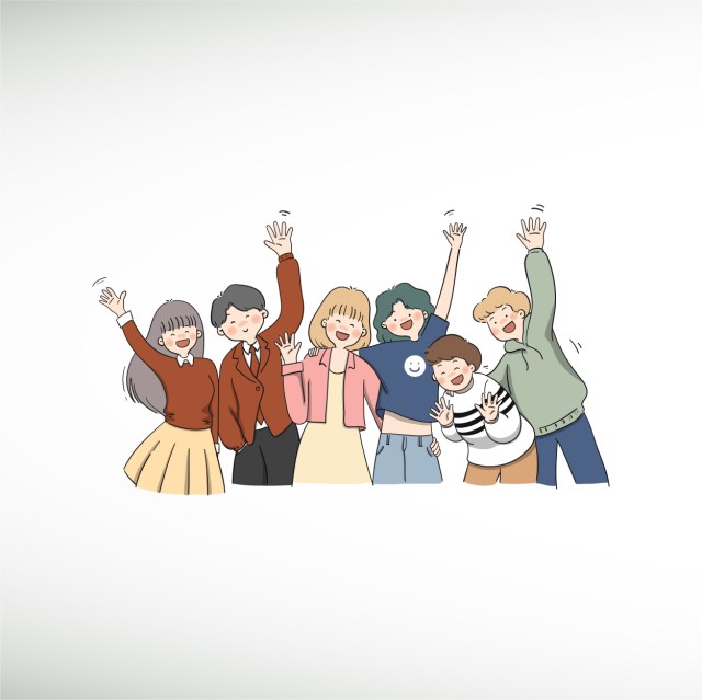 hand-drawn-people-waving-thumbnail